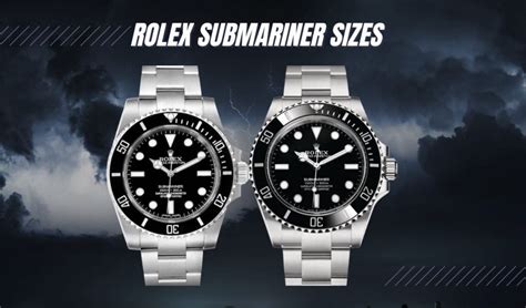 how big is a rolex watch|Rolex submariner size chart.